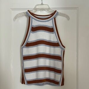 Madewell Striped Knit Sweater Tank Top